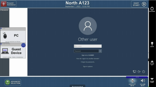 Screen Interface